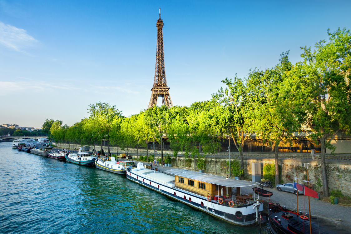 Majestic Eiffel Tower, an iconic symbol of Paris